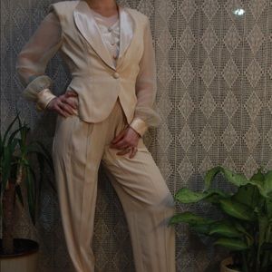 Vintage 70s Woman’s Silky Tuxedo